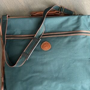 Samboro Waterproof Garment Bag. Green and Brown Unisex. Made in Canada.